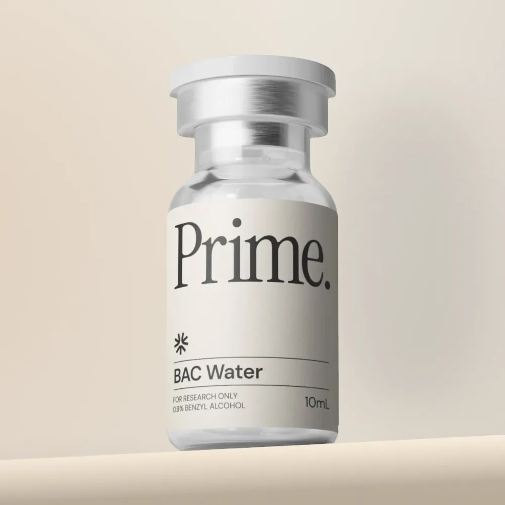 Bacteriostatic Water 10mL 1 Bacteriostatic water 10mL vial from Prime Peptides