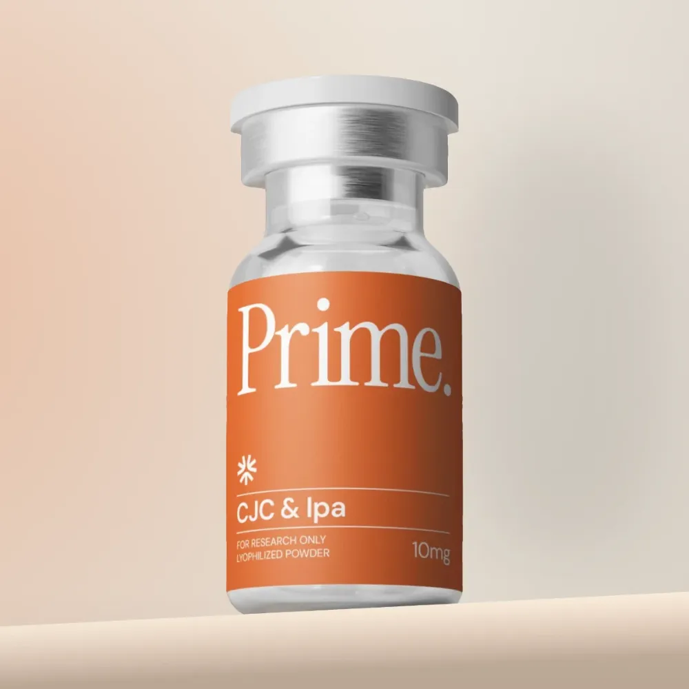 CJC-1295 and Ipamorelin Blend 10mg 1 CJC-1295 Ipamorelin blend vial from Prime Peptides