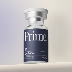 GHK-Cu copper peptide vial from Prime Peptides
